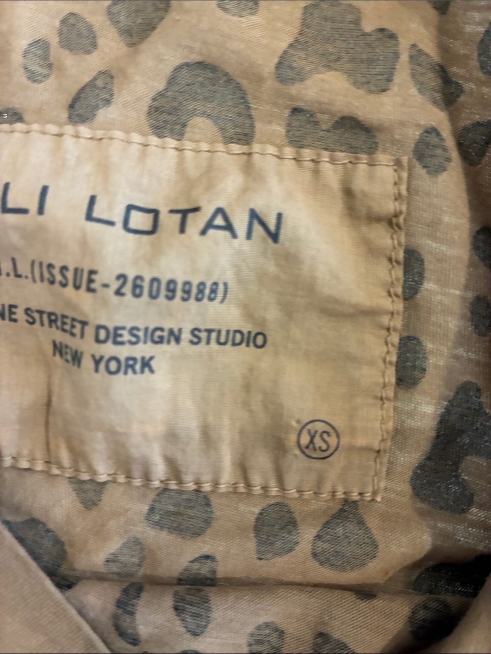 Nili Lotan xs sleeveless Leopard Print Top - Brown/Black - Picture 3 of 5